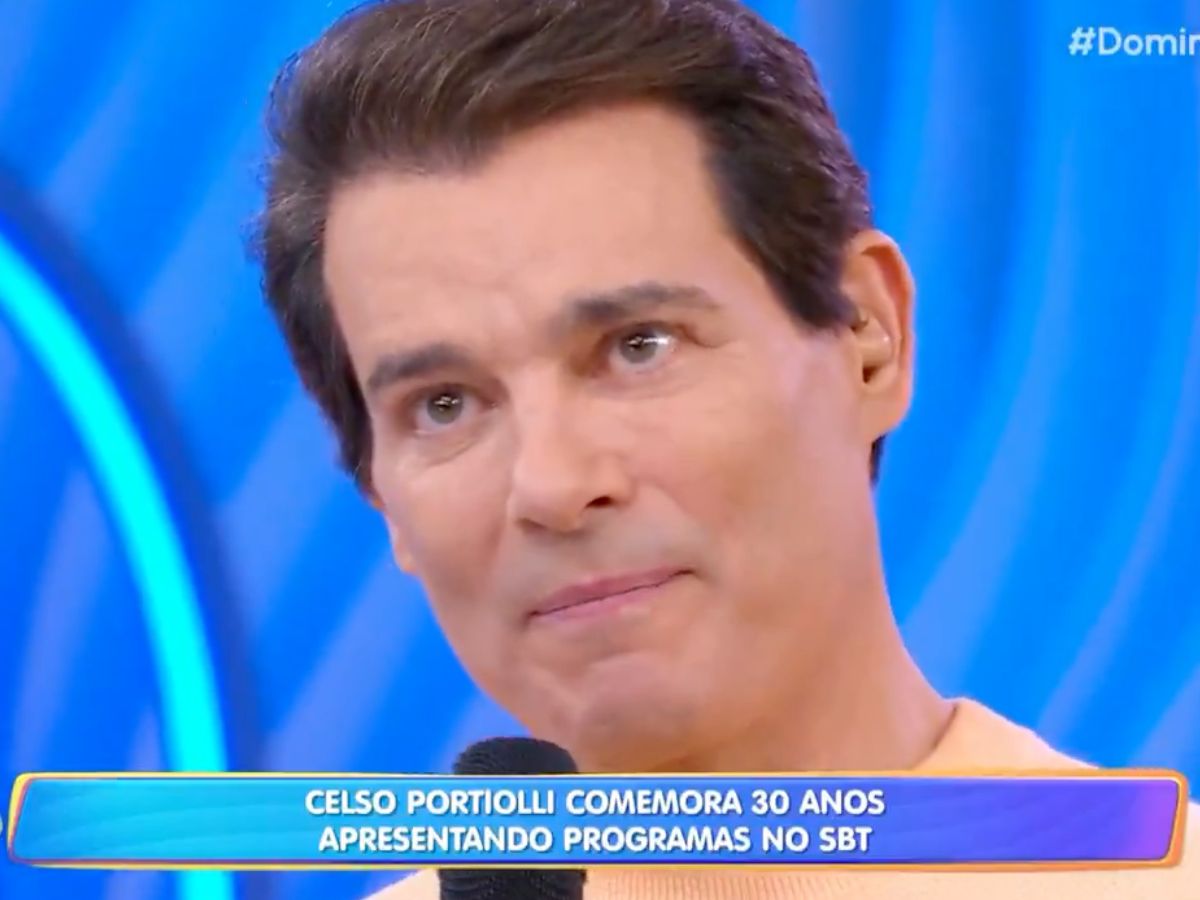 Celso Portiolli se emociona ao relembrar último áudio de Silvio Santos no SBT