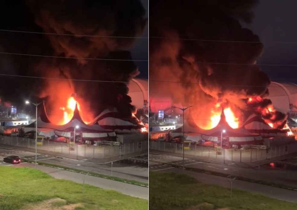 Incêndio atinge Circo do humorista Tirullipa
