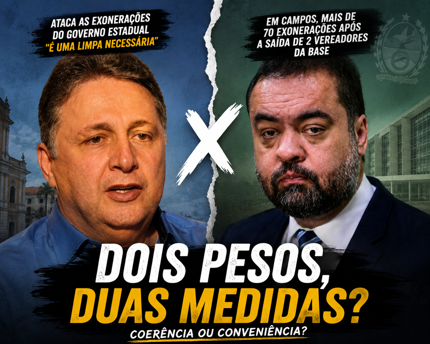 Dois pesos, duas medidas?