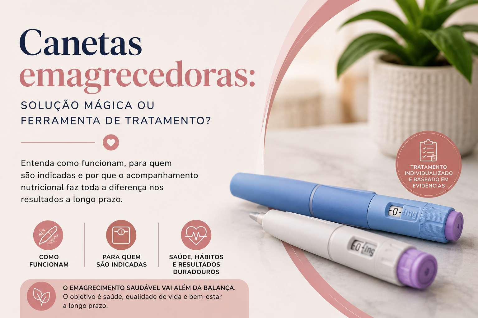 Canetas Emagrecedoras: solução mágica ou ferramenta de tratamento?