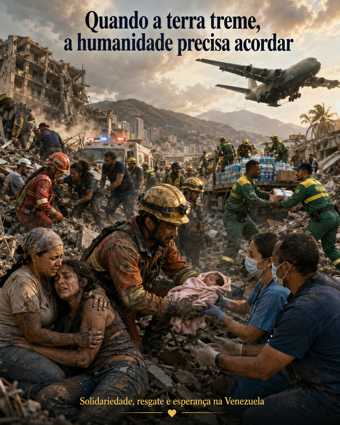 Quando a Terra treme e a humanidade se lembra de ser humana